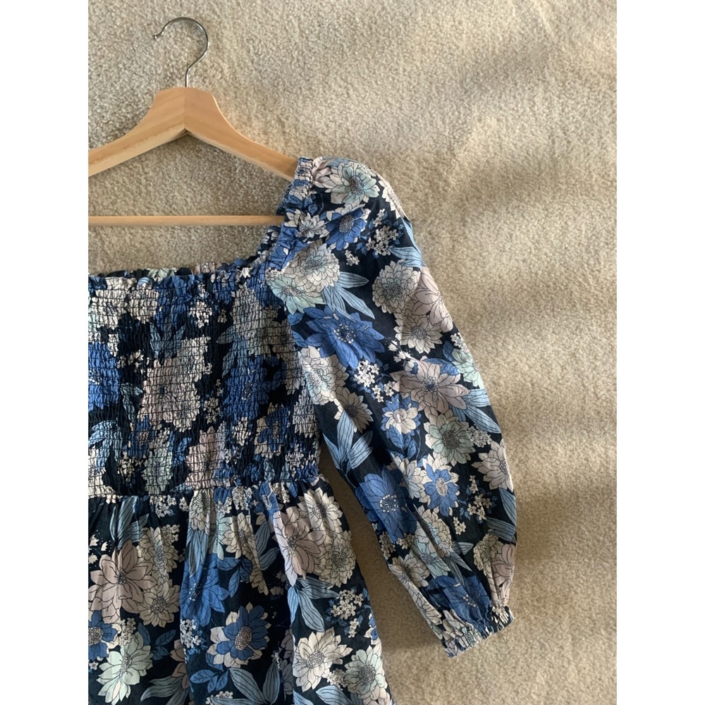 🔴 J. Crew 100% Linen daydream dress in zinnia floral - Picture 3 of 11